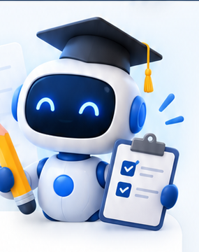 Robot educativo preparado para el modo examen